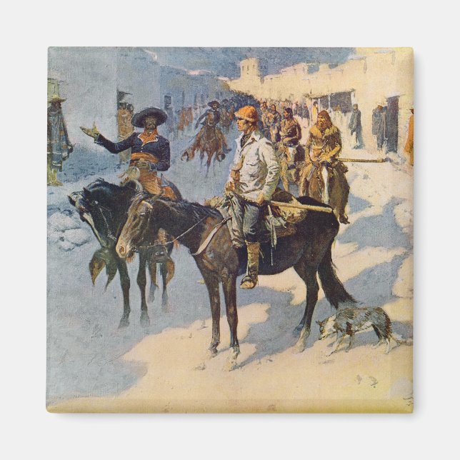 Imán Pike de Zebulon entrando en Santa Fe (Frente)