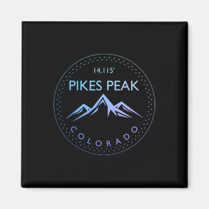 Imán Pikes Peak Colorado Montañas Rocosas Escalada Souv
