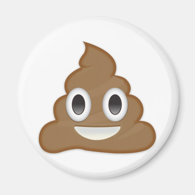 Imán Pila De Emoji De Poo (Frente)