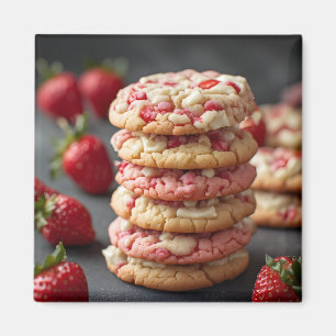 Imán Pila De Galletas De Chocolate Blanco Con Chips De 