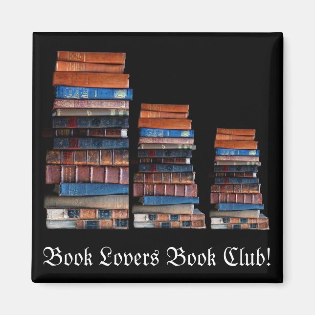 Imán Pila de ntage de libros antiguos (Frente)