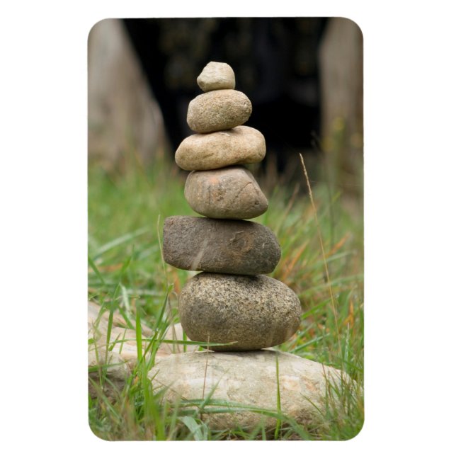 Imán Pila De Rocas Equilibradas (Vertical)