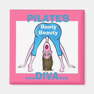 Imán PILATES DIVA-Booty Beauty
