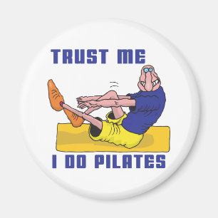 Imán Pilates divertido