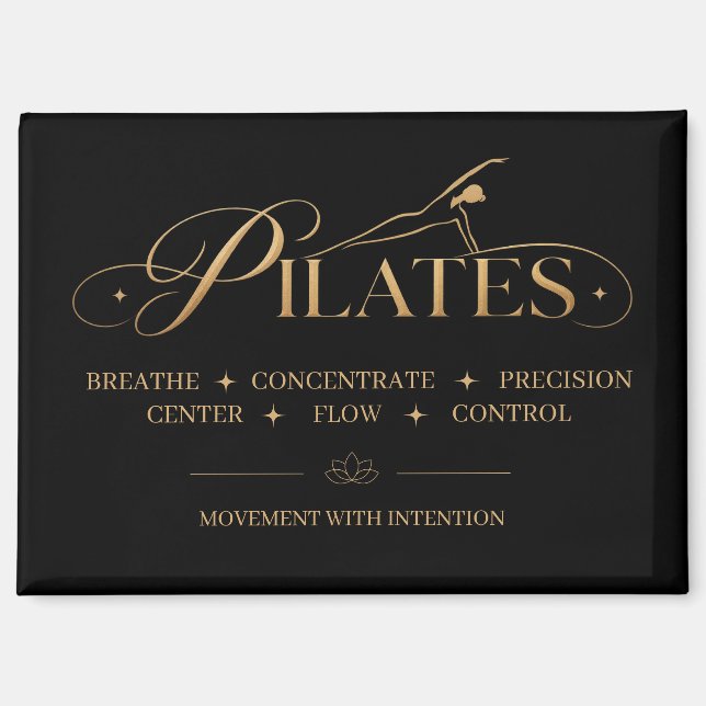 Imán Pilates Los Principios Básicos (Anverso)