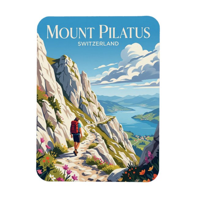 Imán Pilatus Suiza (Vertical)