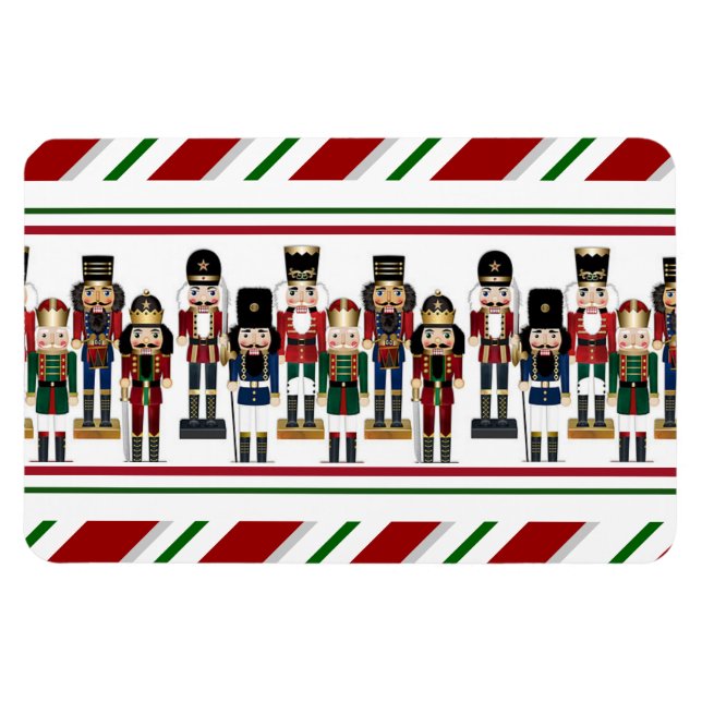 Imán Píldora de raya verde rojo para Navidades de desnu (Horizontal)