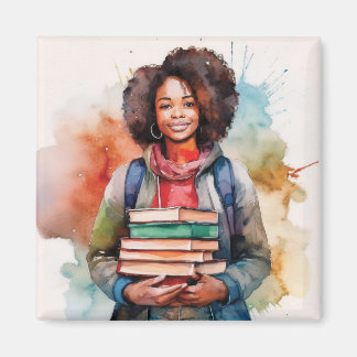 Imán Pilhas de Libros