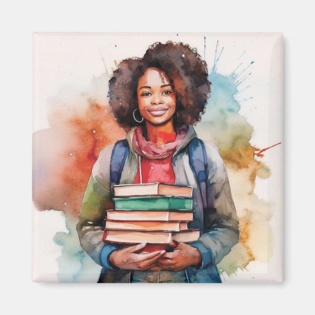 Imán Pilhas de Libros (Frente)