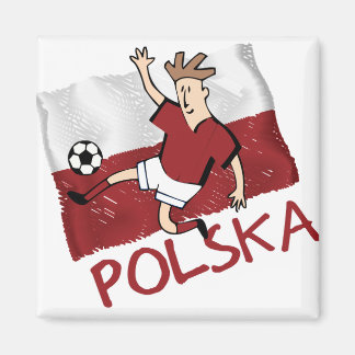 Imán Pilka de fútbol de Polonia