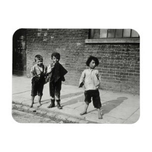 Imán Pilluelos de calle en Lambeth (foto de b/w)
