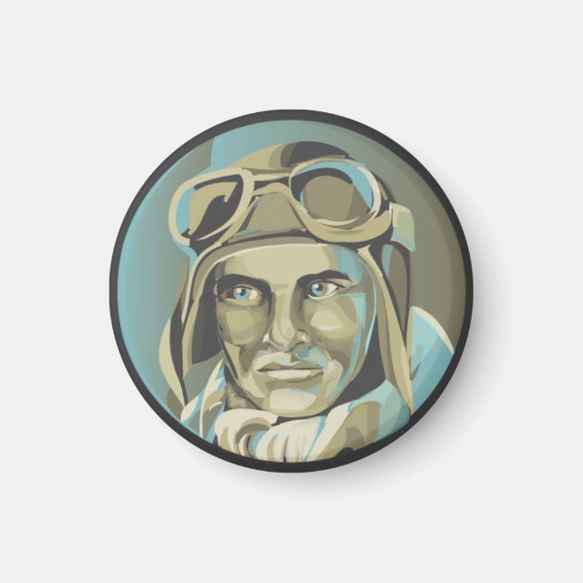 Imán Piloto De Aces Ragadas (Frente)