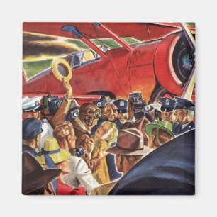 Imán Piloto de avión de propulsión única con Paparazzi