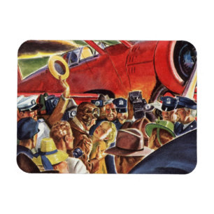 Imán Piloto de avión de propulsión única con Paparazzi