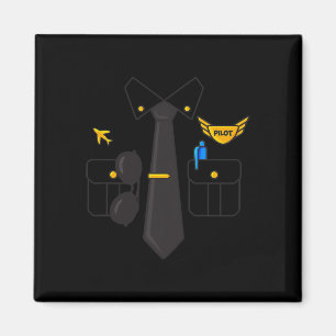 Imán Piloto de aviones Halloween Niños