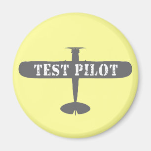 Imán Piloto De Ensayos Y Aviones