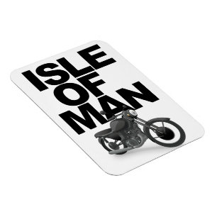 Imán piloto de motocicleta de la Isla de Man