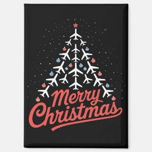 Imán Piloto del árbol de Navidad del avión