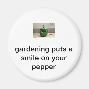 Imán pimienta sonriente