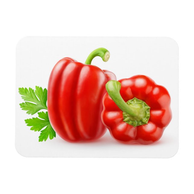 Imán Pimientos de campanilla roja (Horizontal)