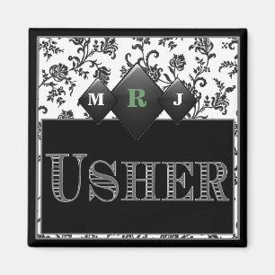 Imán Pin / botón de Usher