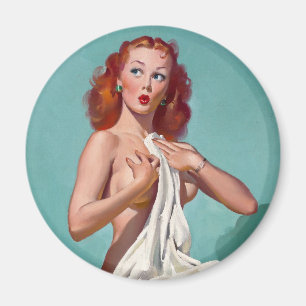 Imán Pin del paciente del Redhead para arriba