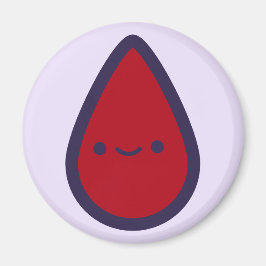 Imán Pin the Period on the Pad Purple Fiesta Game Piece