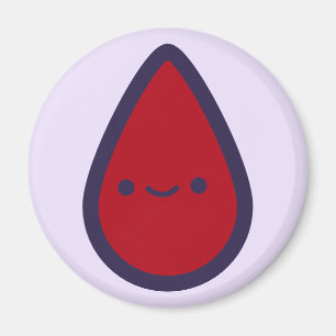 Imán Pin the Period on the Pad Purple Fiesta Game Piece