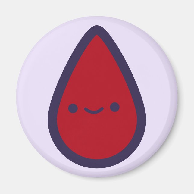 Imán Pin the Period on the Pad Purple Fiesta Game Piece (Frente)