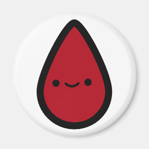 Imán Pin the Period on the Pad Red Party Piece