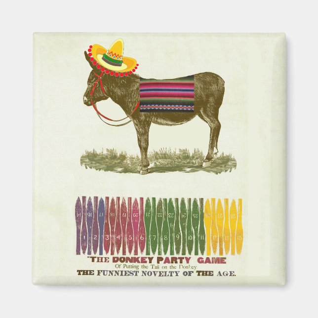 Imán Pin the tail on the Donkey (Frente)