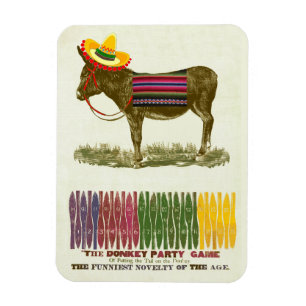 Imán Pin the tail on the Donkey
