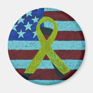 IMÁN PIN UNA CINTA AMARILLA