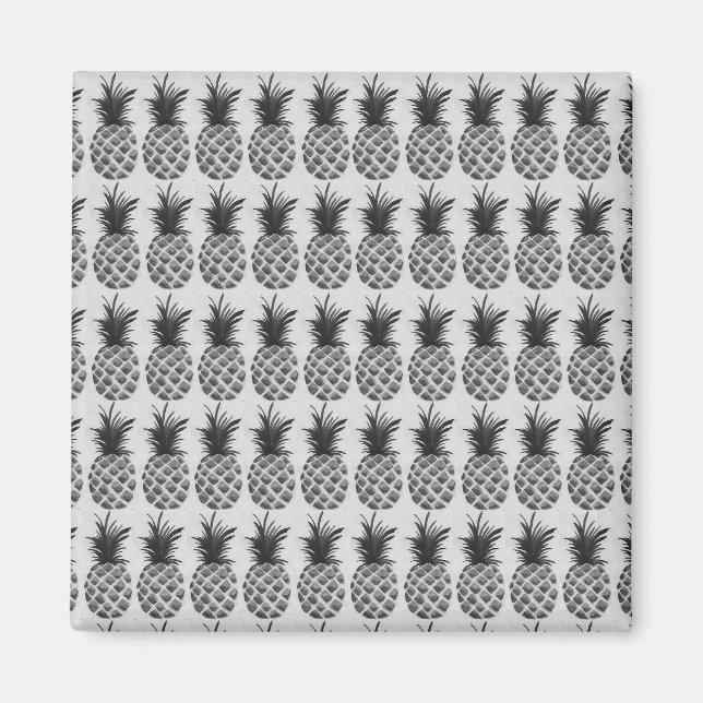 Imán Piña blanca y negra (Frente)