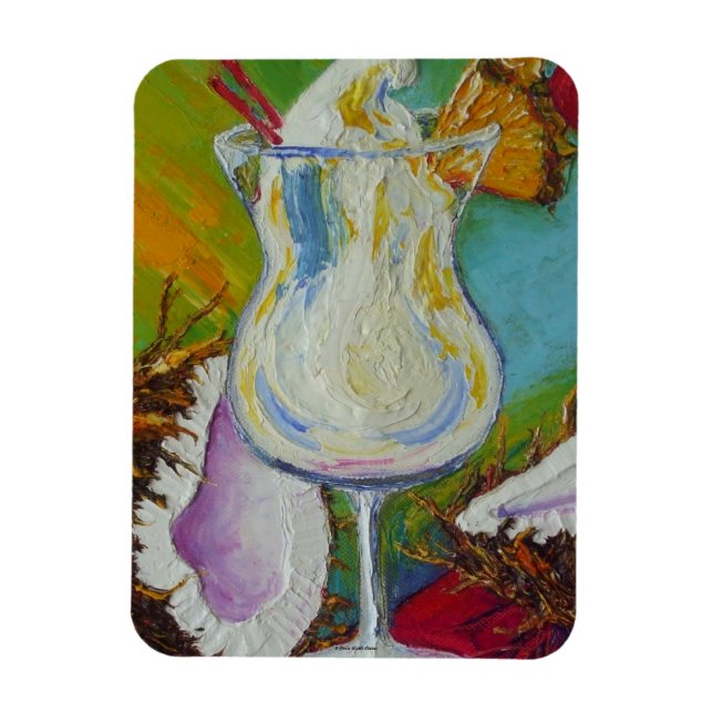 Imán Pina Colada & Coconut Magnet (Vertical)