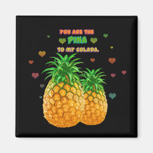 Imán Pina Colada Pineapple