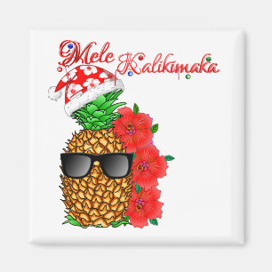 Imán Piña del navidad de Mele Kalikimaka