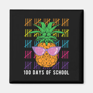 Imán Piña Divertida 100 Días De Maestra Escolar Y Estud