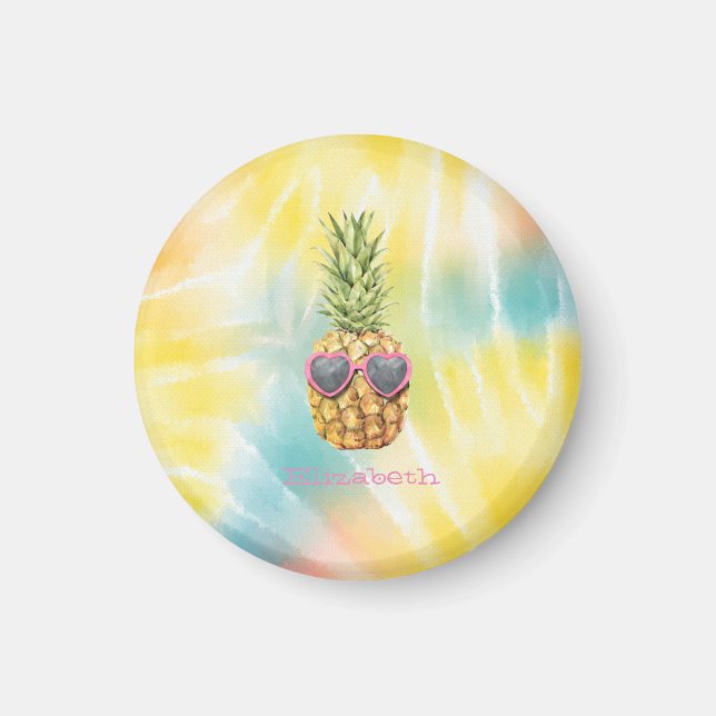 Imán Piña Guay, tinte de arcoiris acuático (Frente)