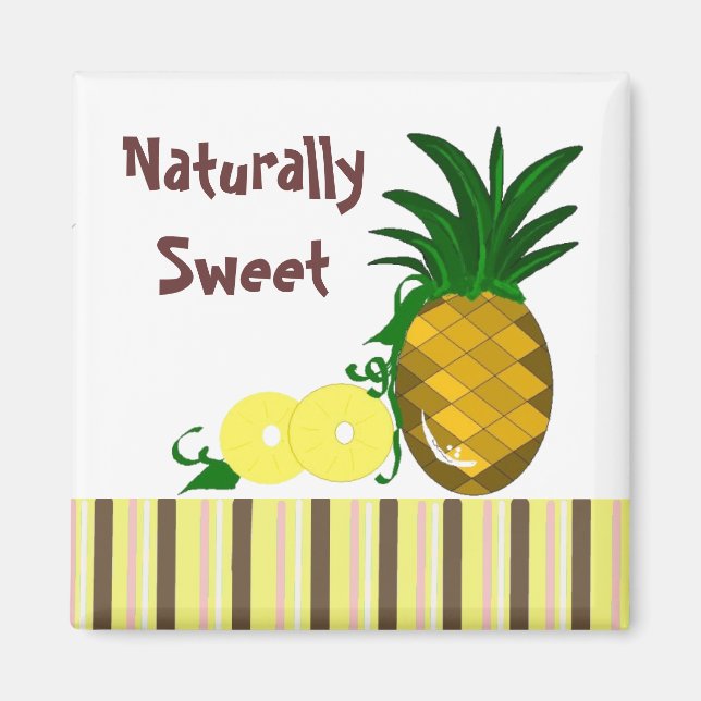 Imán Piña naturalmente dulce (Frente)