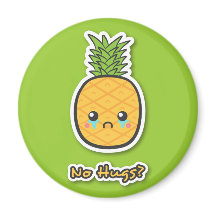 Piña Triste que no recibe abrazos
