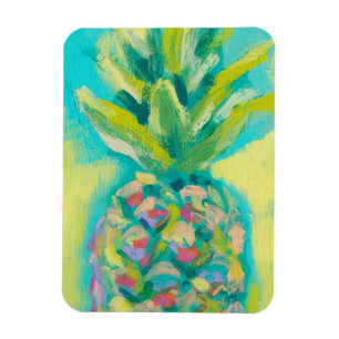 Imán Piña tropical colorida