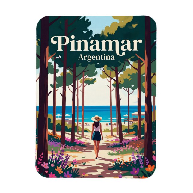 Imán Pinamar Argentina (Vertical)