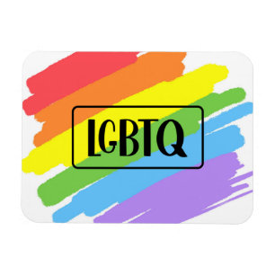 Imán Pinceles LGBTQ arcoiris