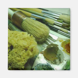 Imán Pinceles y pintura