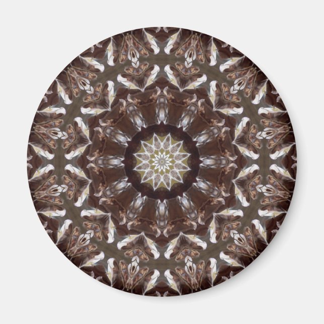 Imán Pine Cone Kaleidoscope (Frente)