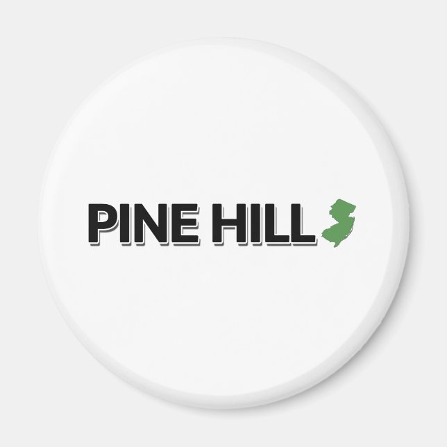 Imán Pine Hill, Nueva Jersey (Frente)