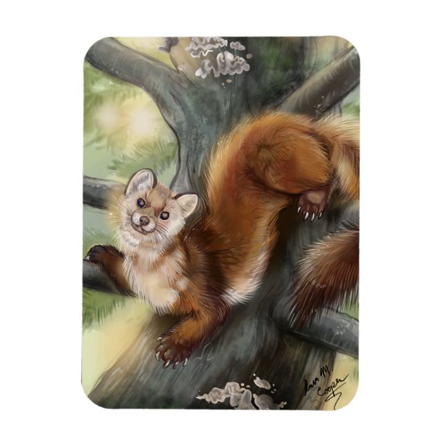 Imán Pine Marten (Vertical)