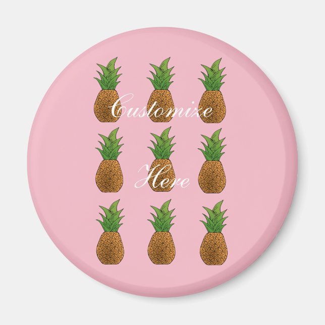 Imán Pineapples Thunder_Cove (Frente)