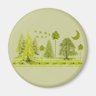 Imán Pines con color Moon-Personalizar Change BackGroun